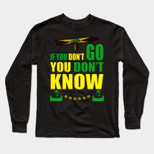 Jamaica Flag Long Sleeve T-Shirt